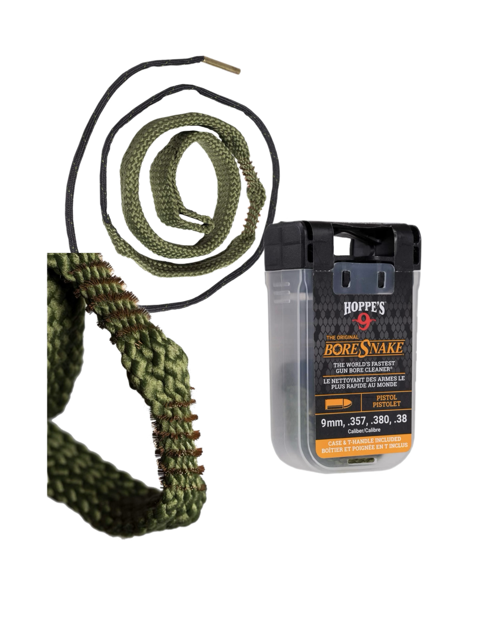 Hoppes 9 bore snake - 9mm, .380, .38