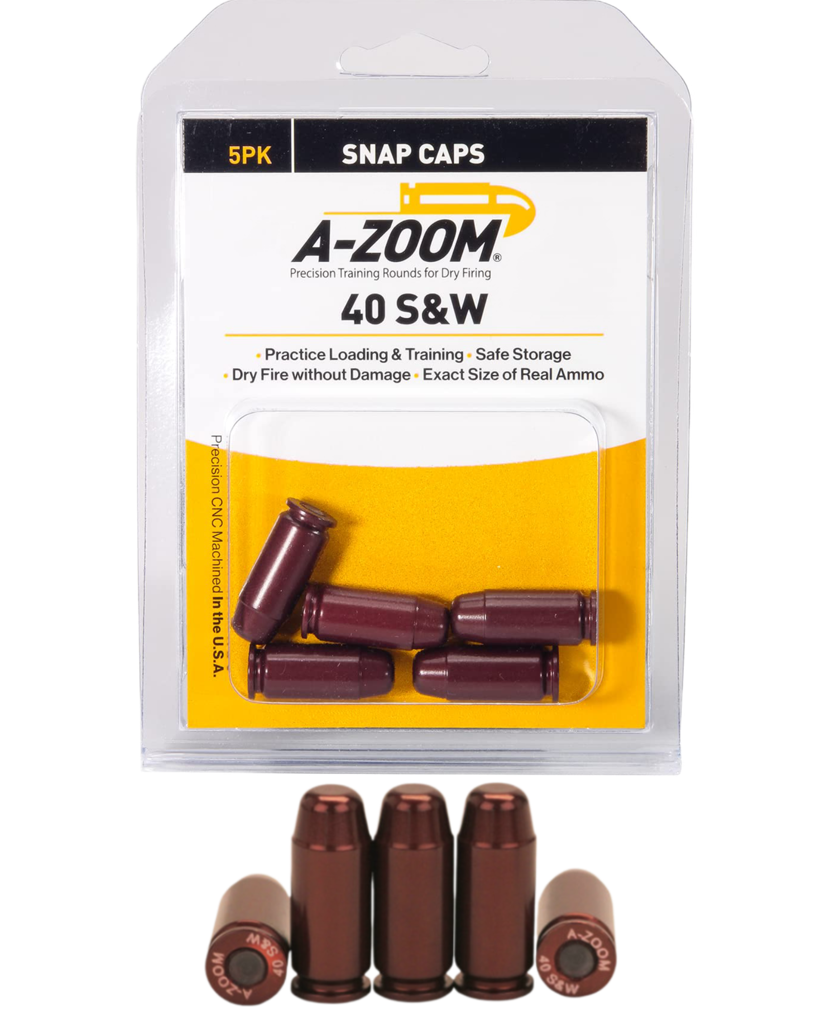 A-Zoom snap caps .40S&W
